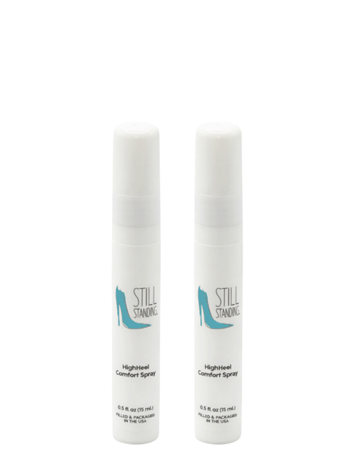 Still Standing® Spray - Mini Set for yourself or gifting. The perfect on-the-go pocket or clutch sized high heel/stiletto comfort spray.